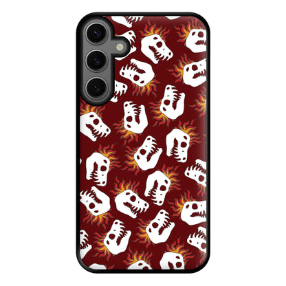 Bone Pattern - Dinosaurs Phone Case for Galaxy S23FE