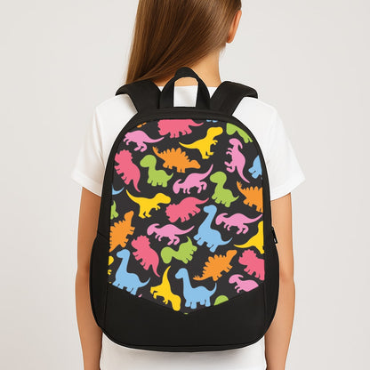 Dinosaurs Collage - Dinosaurs Large School Bag