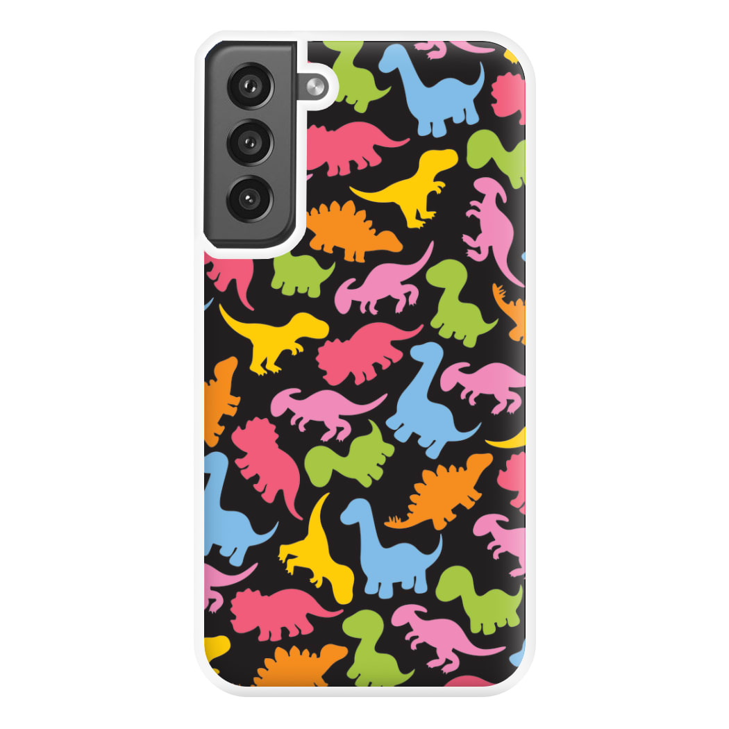 Dinosaurs Collage - Dinosaurs Phone Case for Galaxy S21FE