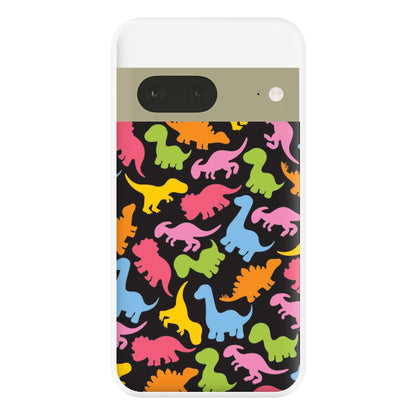 Dinosaurs Collage - Dinosaurs Phone Case for Google Pixel 7a