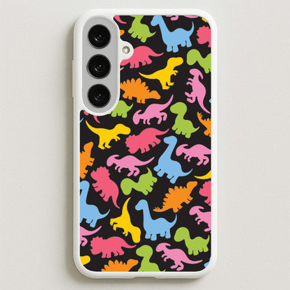 Dinosaurs Collage - Dinosaurs Phone Case for Galaxy S25FE