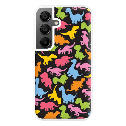 Dinosaurs Collage - Dinosaurs Phone Case for Galaxy A55