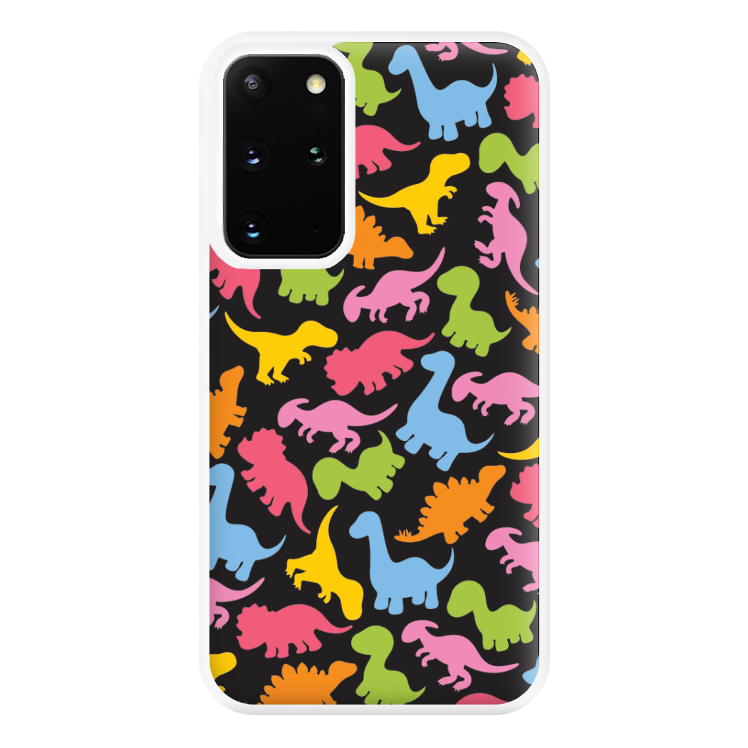 Dinosaurs Collage - Dinosaurs Phone Case for Galaxy S20 Plus