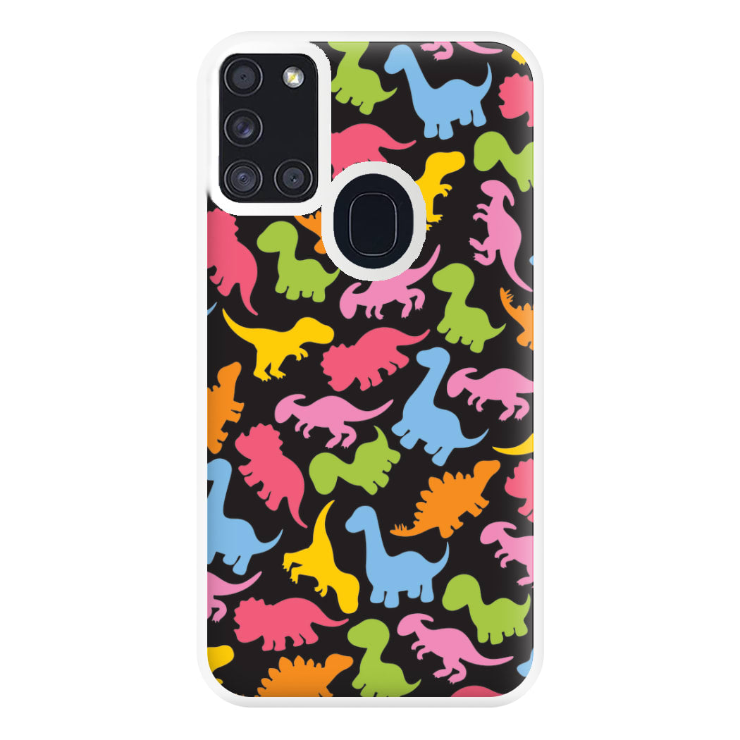 Dinosaurs Collage - Dinosaurs Phone Case for Galaxy A21s