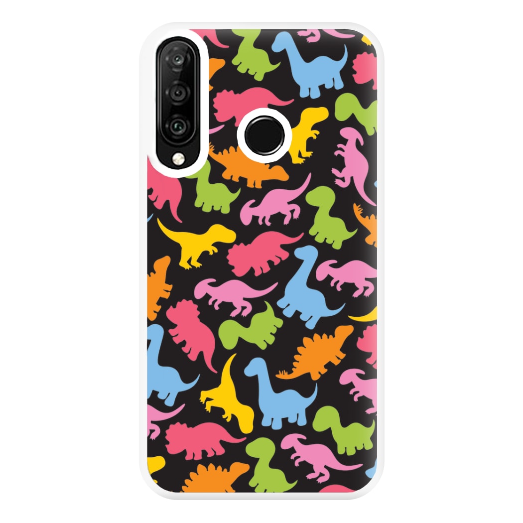 Dinosaurs Collage - Dinosaurs Phone Case for Huawei P30 Lite