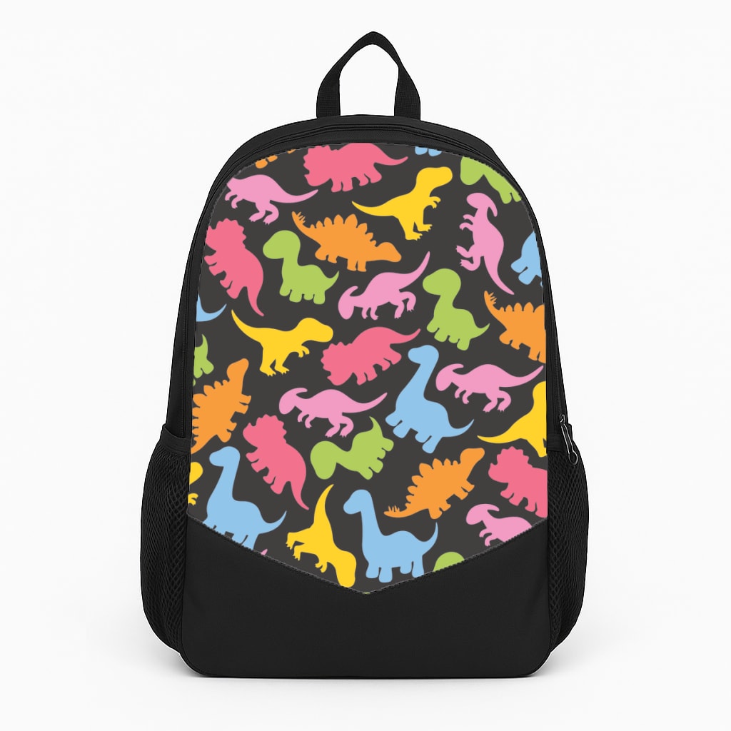 Dinosaurs Collage - Dinosaurs Large Backpack