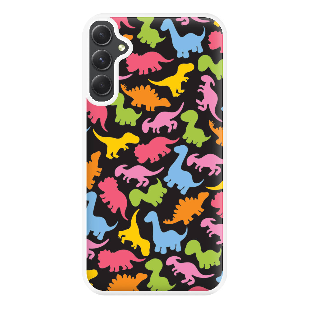 Dinosaurs Collage - Dinosaurs Phone Case for Galaxy A14