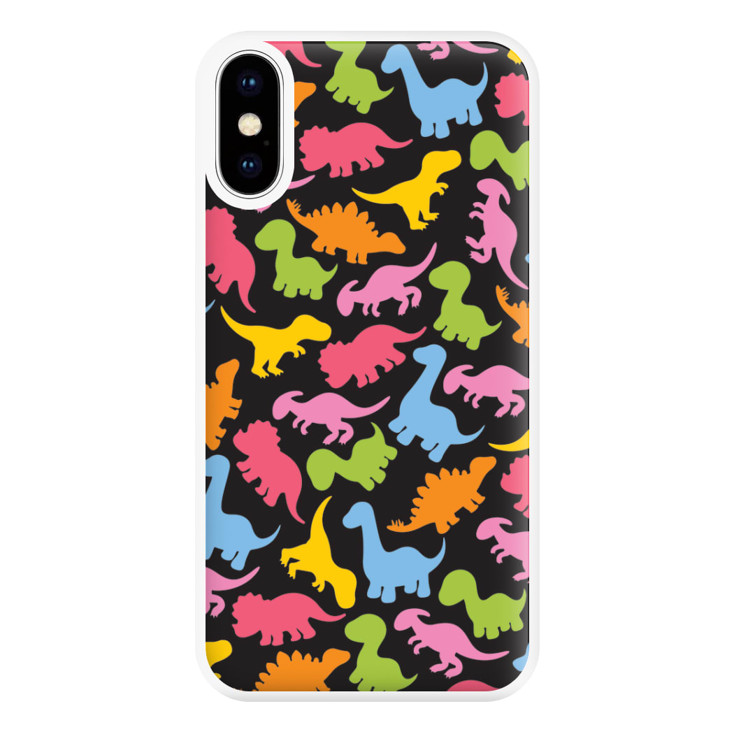 Dinosaurs Collage - Dinosaurs Phone Case for iPhone XS Max