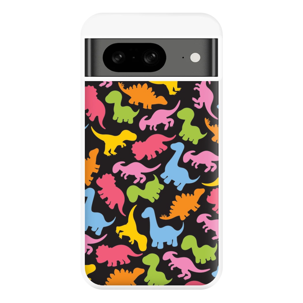 Dinosaurs Collage - Dinosaurs Phone Case for Google Pixel 8