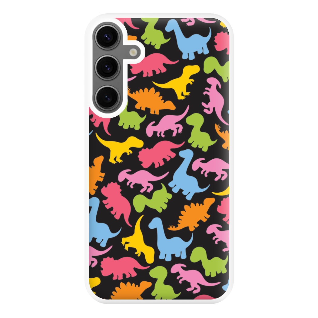 Dinosaurs Collage - Dinosaurs Phone Case for Galaxy S24FE