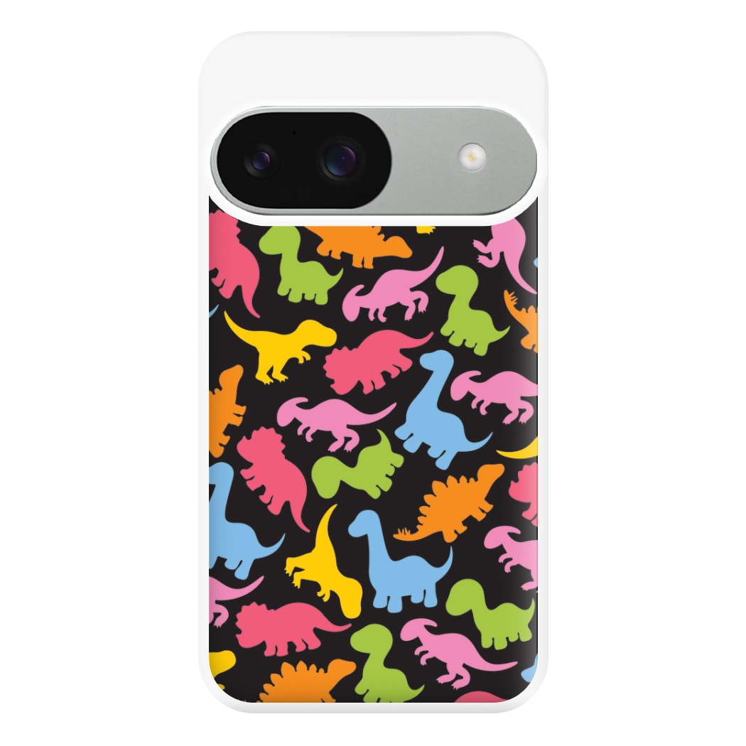 Dinosaurs Collage - Dinosaurs Phone Case for Google Pixel 9 / 9 Pro