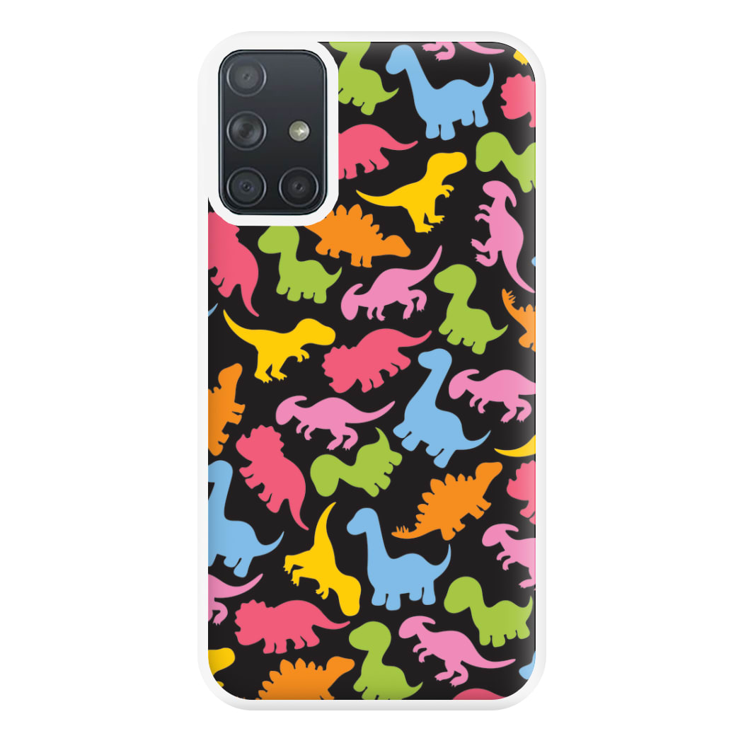 Dinosaurs Collage - Dinosaurs Phone Case for Galaxy A71