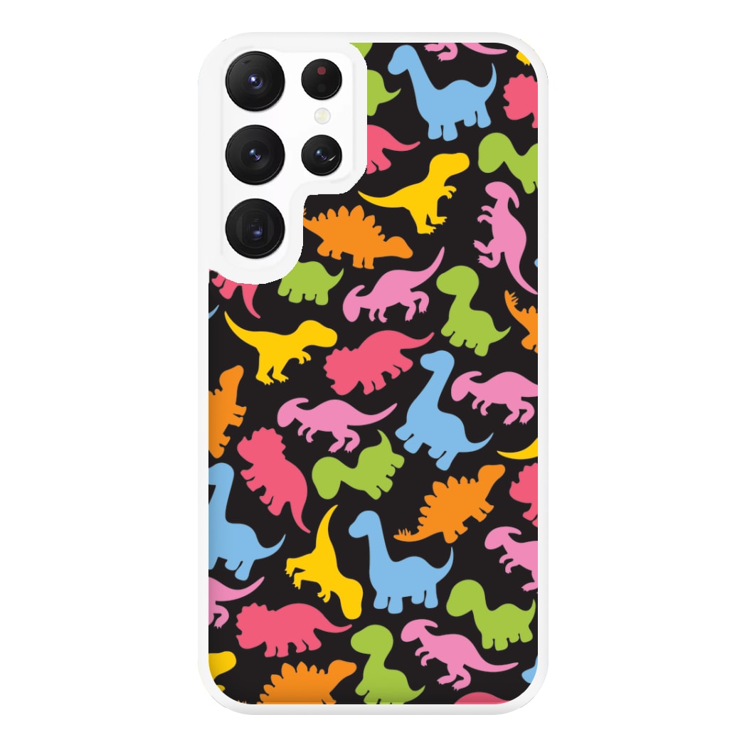 Dinosaurs Collage - Dinosaurs Phone Case for Galaxy S22 Ultra