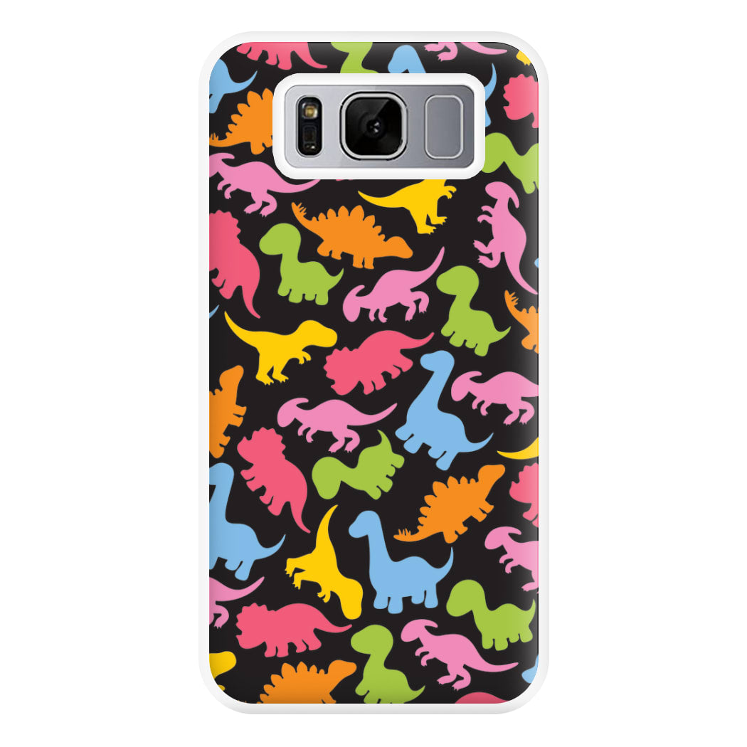 Dinosaurs Collage - Dinosaurs Phone Case for Galaxy S8 Plus