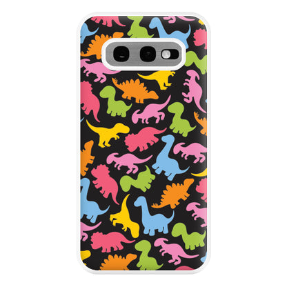 Dinosaurs Collage - Dinosaurs Phone Case for Galaxy S10e