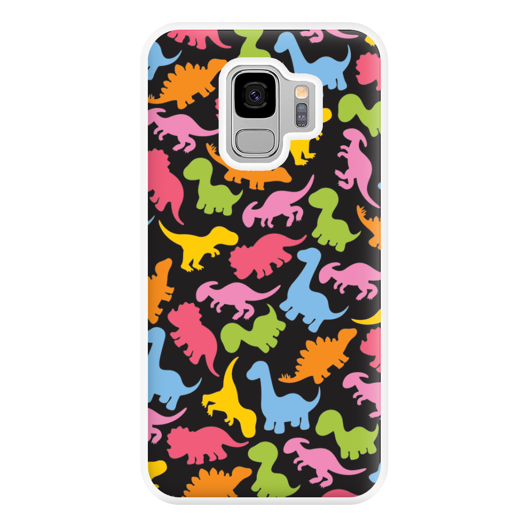 Dinosaurs Collage - Dinosaurs Phone Case for Galaxy S9 Plus