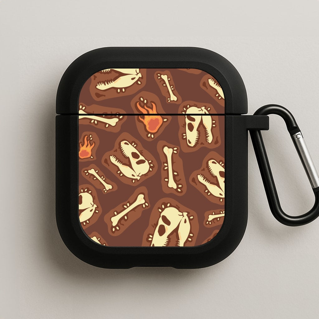 Bones And Skulls - Dinosaurs AirPods Case