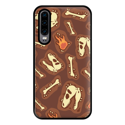 Bones And Skulls - Dinosaurs Phone Case for Huawei P30