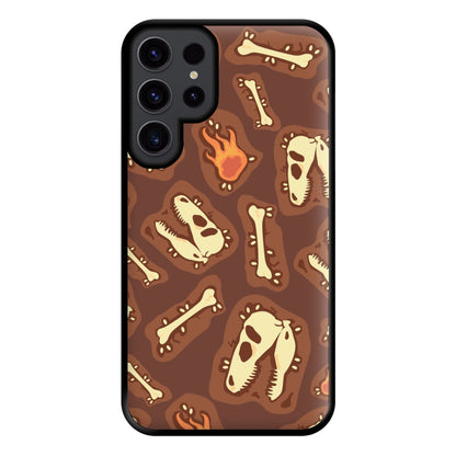 Bones And Skulls - Dinosaurs Phone Case for Galaxy S23 Ultra