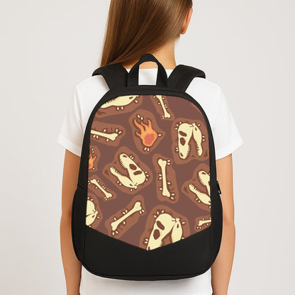 Bones And Skulls - Dinosaurs Large School Bag