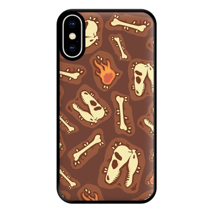 Bones And Skulls - Dinosaurs Phone Case for iPhone XS Max