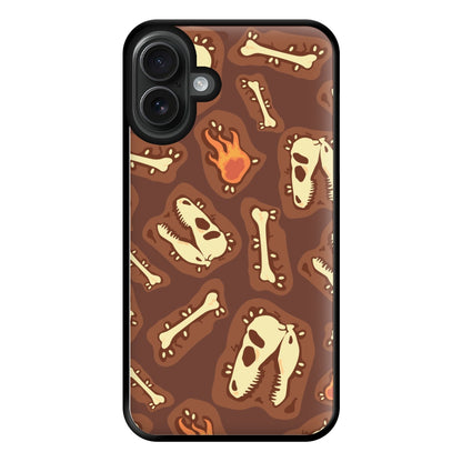 Bones And Skulls - Dinosaurs Phone Case for iPhone 16 Plus