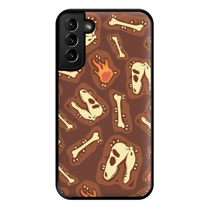 Bones And Skulls - Dinosaurs Phone Case for Galaxy S21 Plus