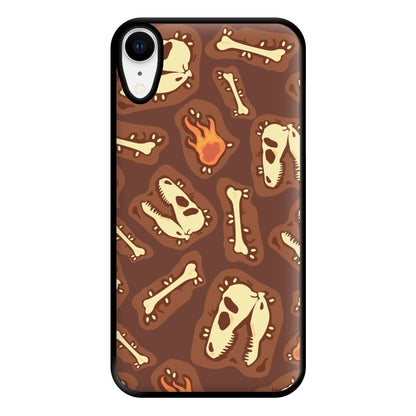 Bones And Skulls - Dinosaurs Phone Case for iPhone XR