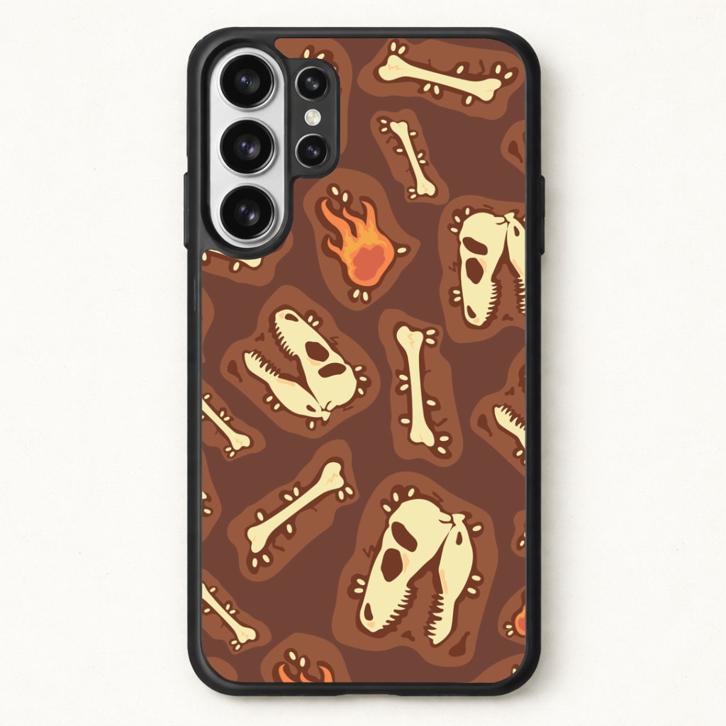 Bones And Skulls - Dinosaurs Phone Case for Galaxy S26 Ultra