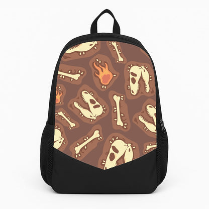 Bones And Skulls - Dinosaurs Large Backpack