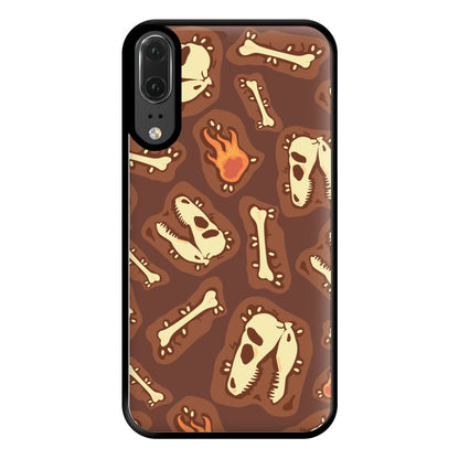 Bones And Skulls - Dinosaurs Phone Case for Huawei P20