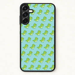 Green Dinosaurs Pattern - Dinosaurs Phone Case for Galaxy A57