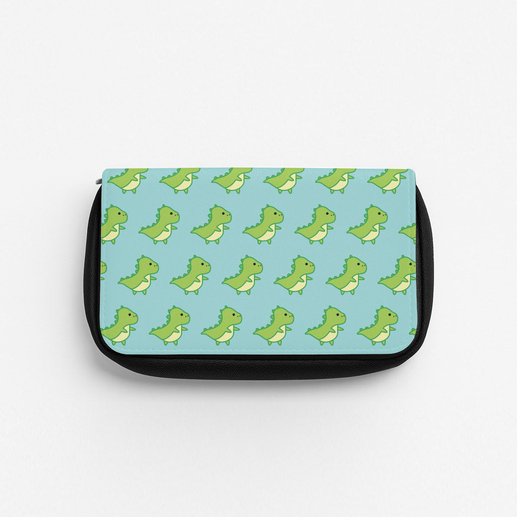 Green Dinosaurs Pattern - Dinosaurs Pencil Case
