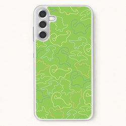Outline Pattern - Dinosaurs Phone Case for Galaxy A37