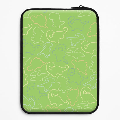 Outline Pattern - Dinosaurs Universal Laptop Sleeve