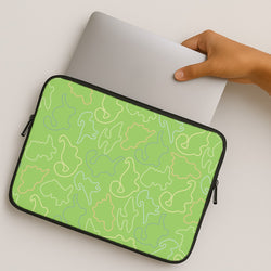 Outline Pattern - Dinosaurs MacBook Case