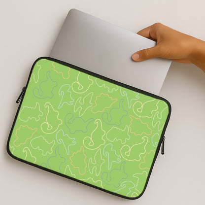 Outline Pattern - Dinosaurs MacBook Case