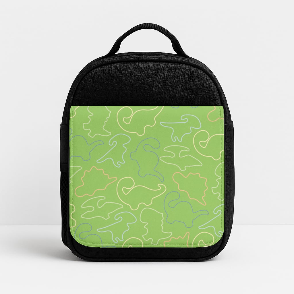 Outline Pattern - Dinosaurs Insulated Lunchbox