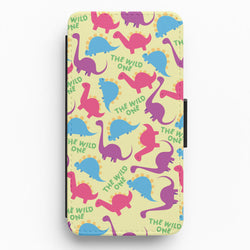 The Wild One - Dinosaurs Flip / Wallet Phone Case