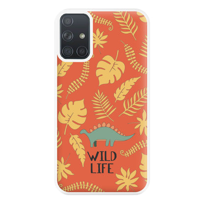 Wild Life - Dinosaurs Phone Case for Galaxy A71