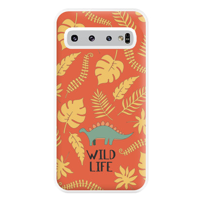 Wild Life - Dinosaurs Phone Case for Galaxy S10 Plus