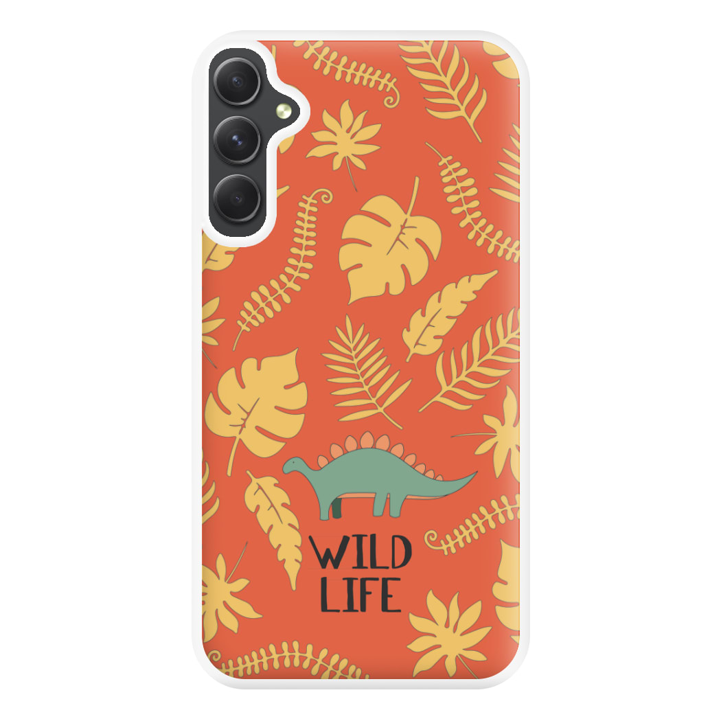 Wild Life - Dinosaurs Phone Case for Galaxy A14