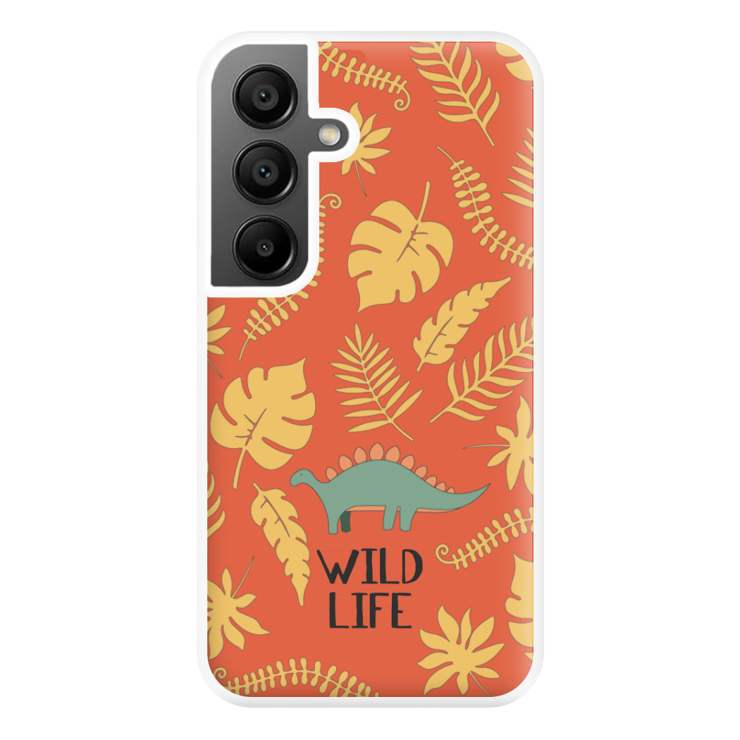 Wild Life - Dinosaurs Phone Case for Galaxy A55