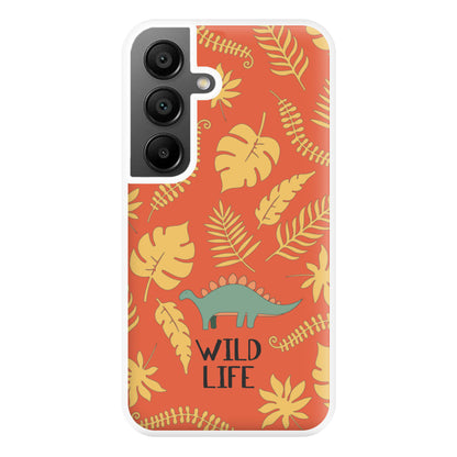 Wild Life - Dinosaurs Phone Case for Galaxy A55