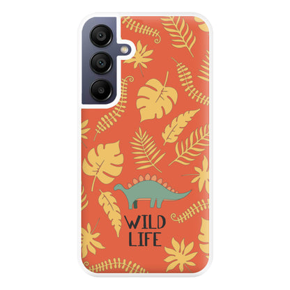 Wild Life - Dinosaurs Phone Case for Galaxy A16