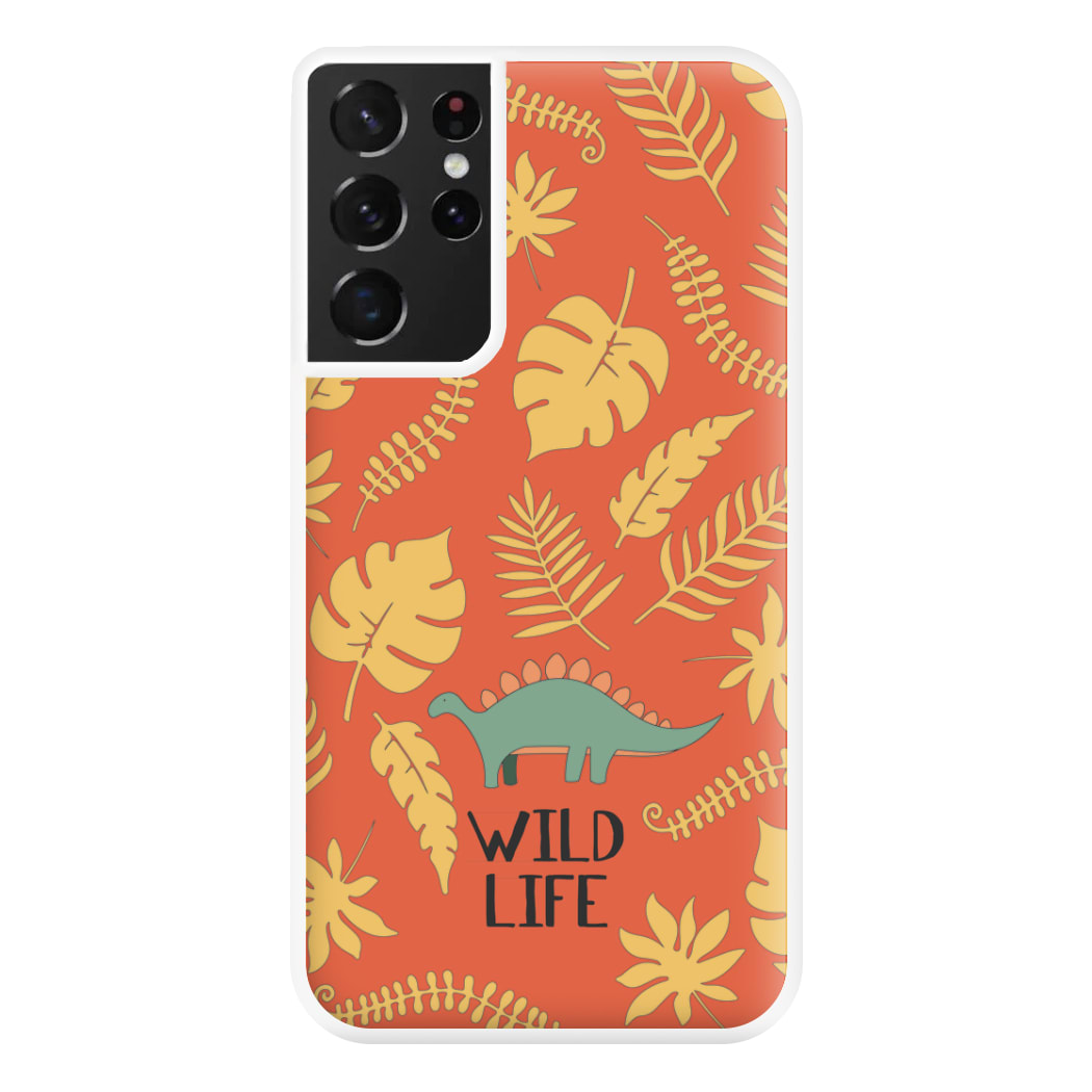 Wild Life - Dinosaurs Phone Case for Galaxy S21 Ultra