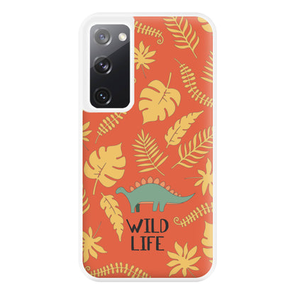 Wild Life - Dinosaurs Phone Case for Galaxy S20FE