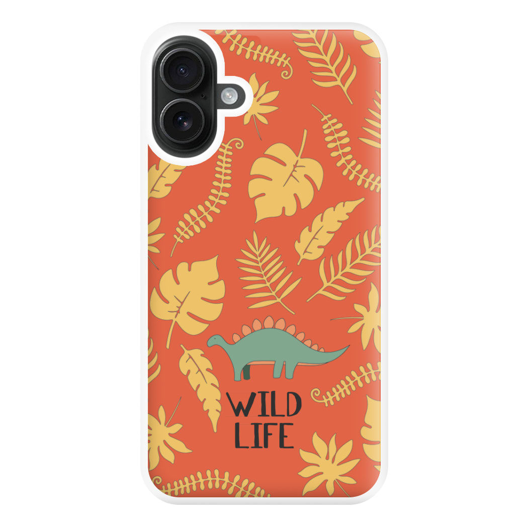 Wild Life - Dinosaurs Phone Case for iPhone 16 Plus