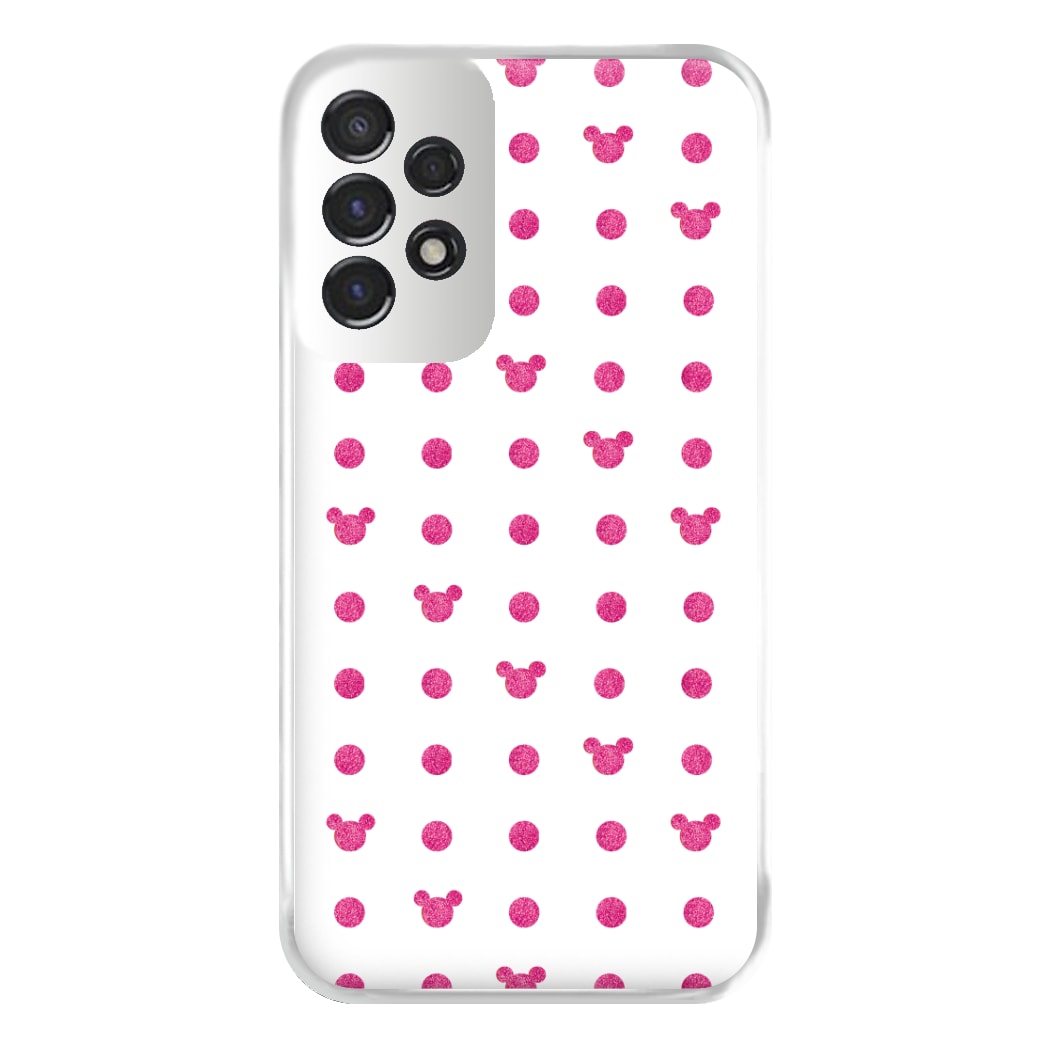 Mickey Polkadot White Fairytale Phone Case for Galaxy A53