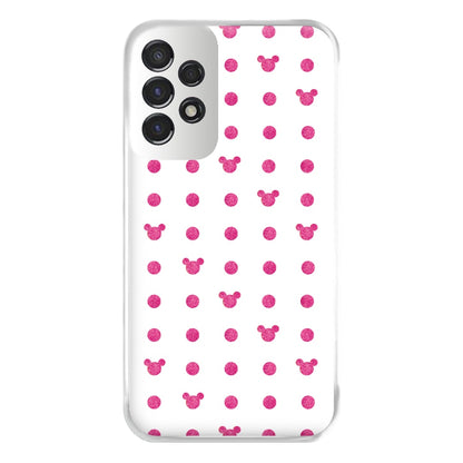 Mickey Polkadot White Fairytale Phone Case for Galaxy A53